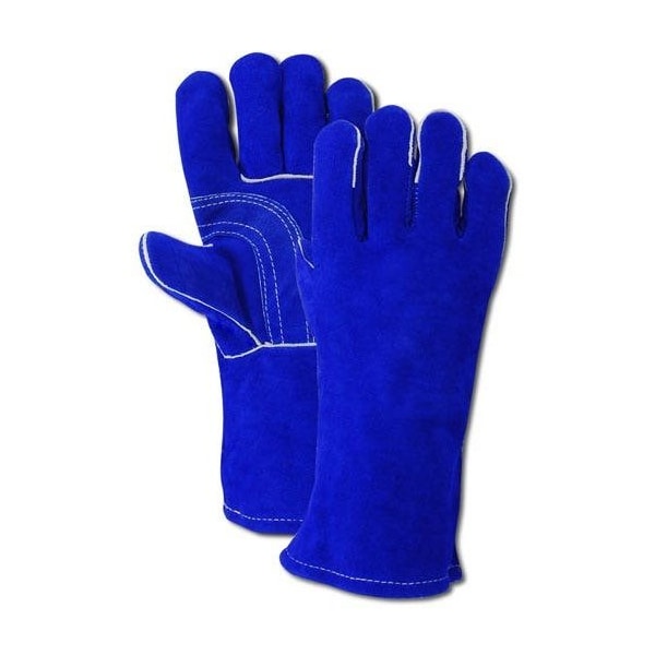 Magid Side Split Cow Leather Welding Gloves, 12PK 945 - main
